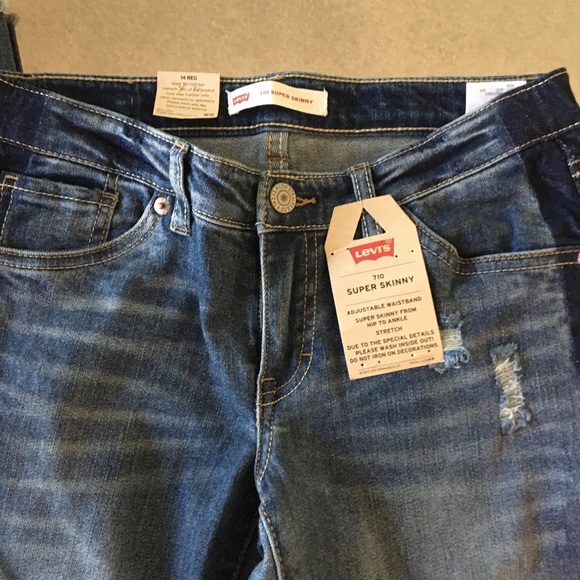 Levi’s 710 Girls Super Skinny Ankle Jeans - Picture 6 of 6